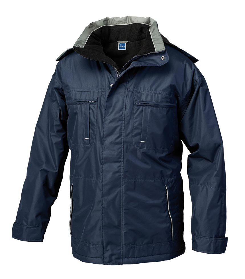 DIAMOND 4000 JACKET Blue 100% PVC COATED POLYESTER – Siggi Group B2B